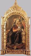 Fra Filippo Lippi Madonna and Child Enthroned oil painting reproduction